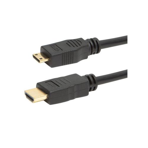 Mini HDMI kábel • 2 m aranyozott csatlakozóval