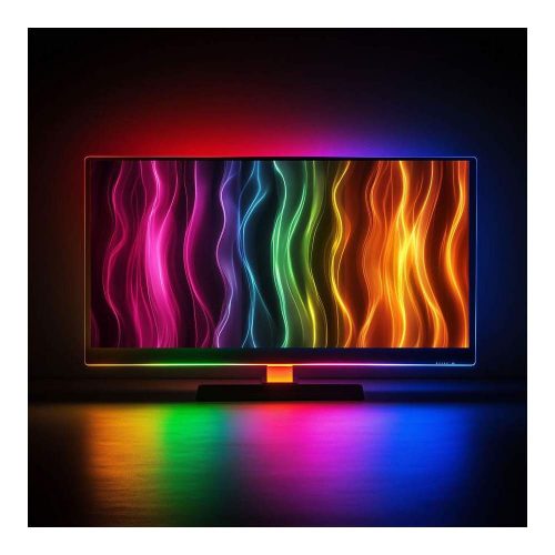 Smart TV fényfüzér - USB - 30 RGB LED - 3 m - Bluetooth