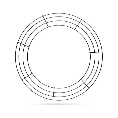 Kreatív koszorúalap - fém - 45 cm
